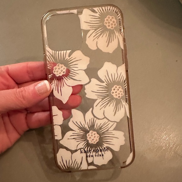 Kate, Spade, hollyhock floral iPhone 12 case - Picture 3 of 11